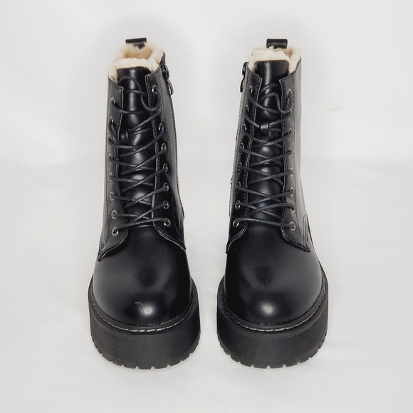 Steve Madden Women's Bolero Combat Boots - Picture 2 of 9